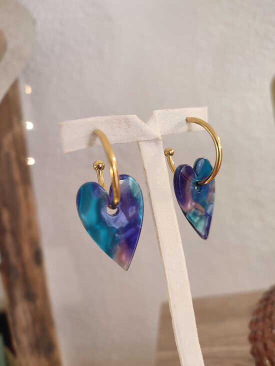 🖤 Boucles laiton /acier inox DORÉ 🖤