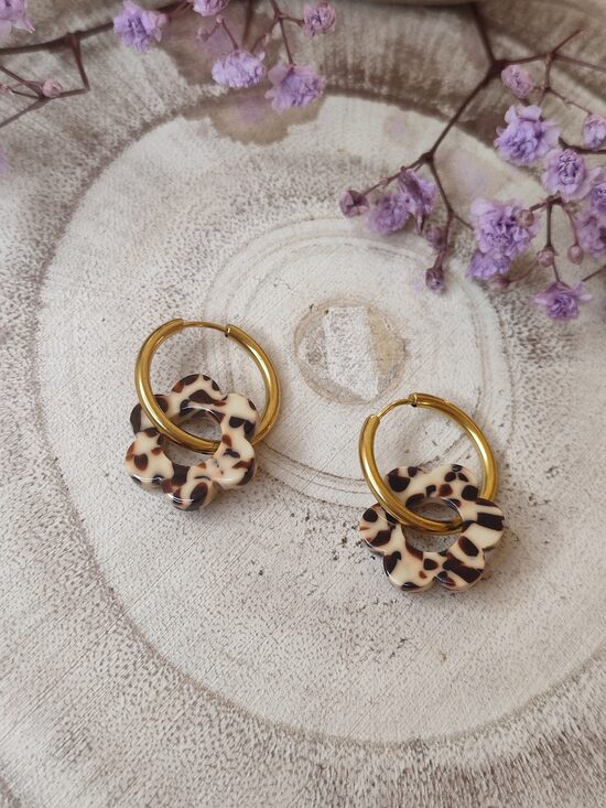 Boucles d'oreilles minis fleurs 🤎