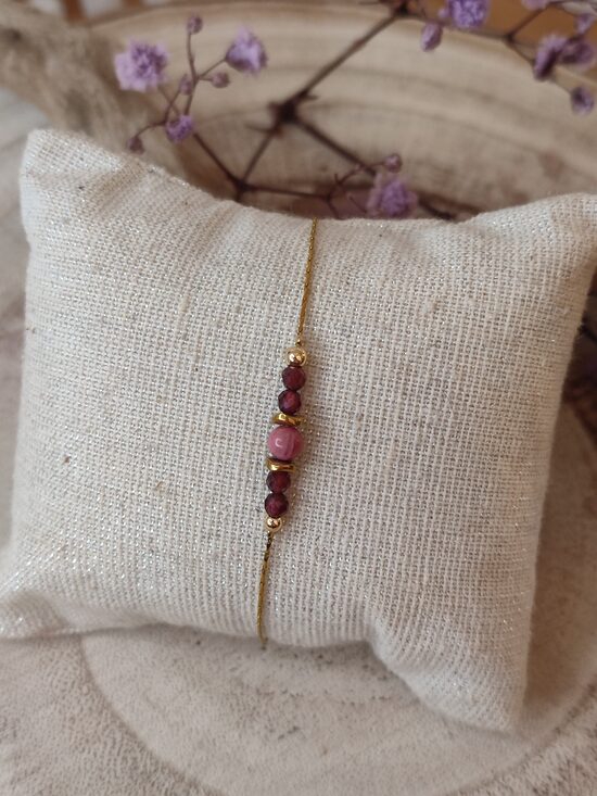 Bracelet acier inoxydable et ses perles 🫦