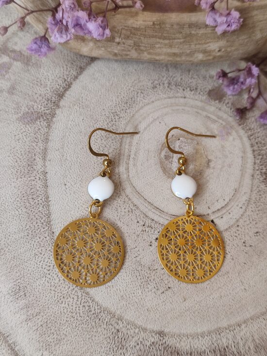 Boucles d'oreilles acier inoxydable  🤍  réf.B885 