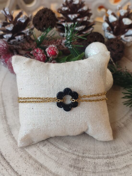 Bracelet mini-fleur 🖤 réf.C4A
