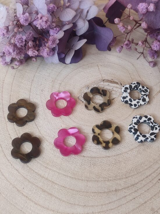 Minis fleurs lot de 4 paires 🩷 réf.C4O