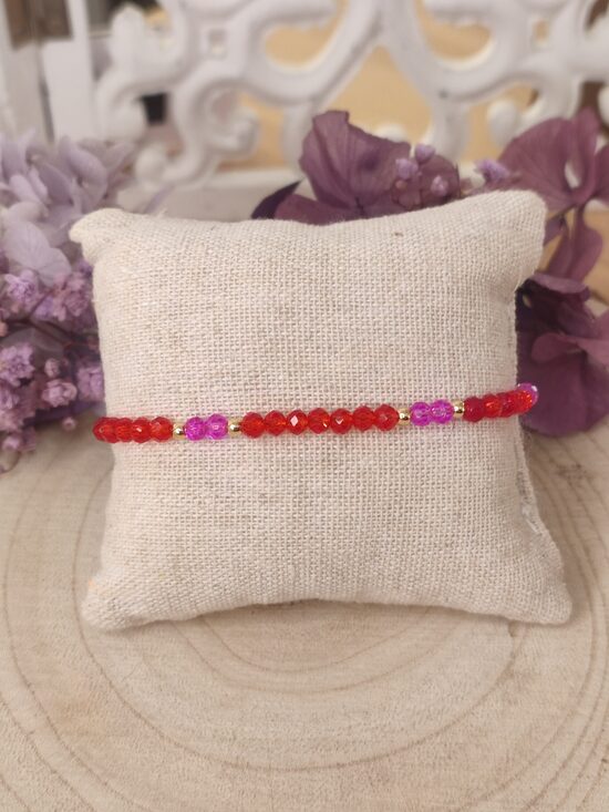 Bracelet acier inoxydable et ses perles ❤️🩷