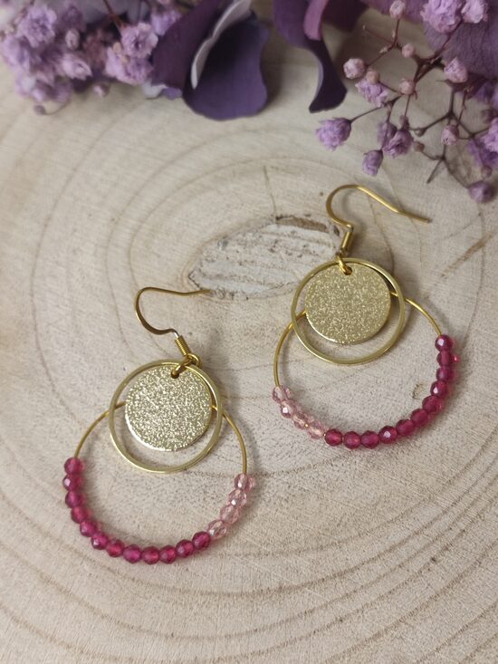 Boucles d'oreilles créoles acier inoxydable 🩷