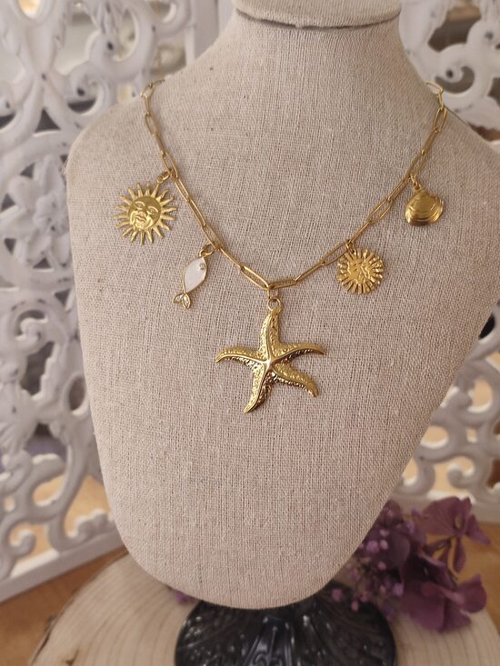 Collier à breloques ☀️