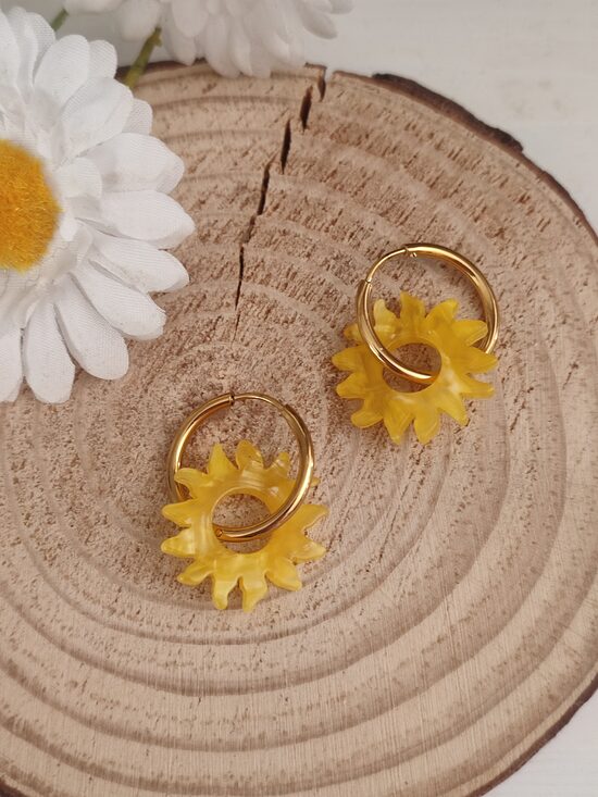Boucles d'oreilles soleil 🌞