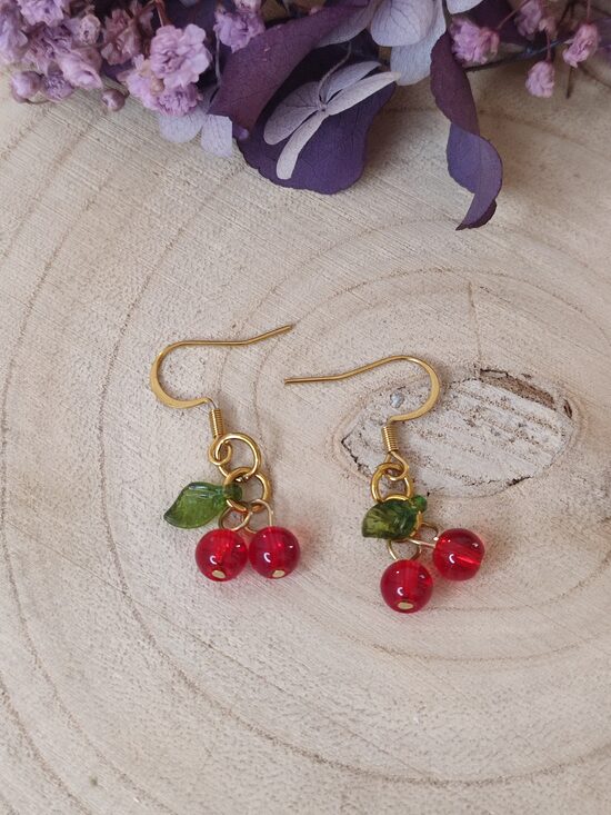 Boucles d'oreilles cerises 🍒