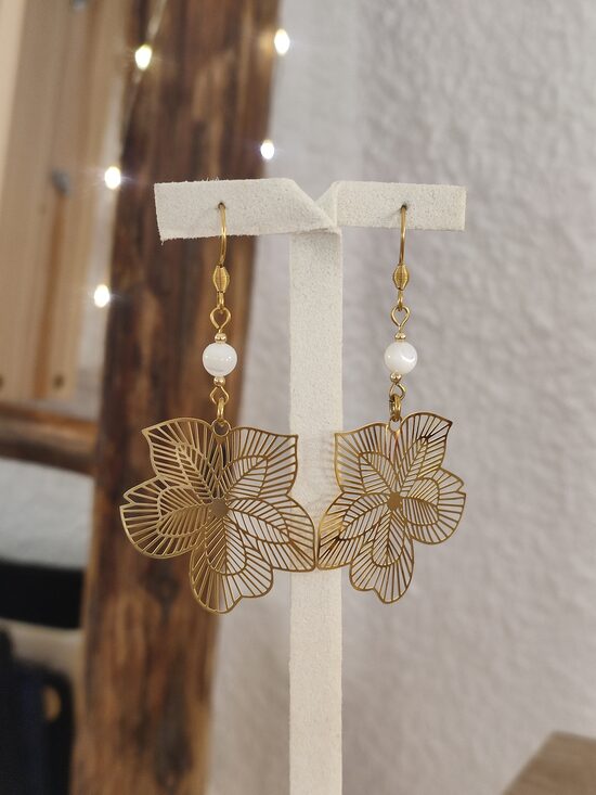 Boucles d'oreilles acier inoxydable réf.C6T