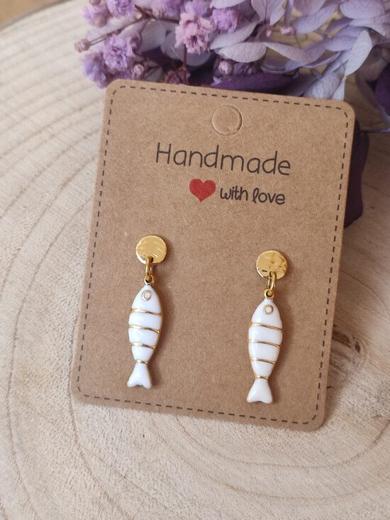 Boucles d'oreilles acier inoxydable 🐠