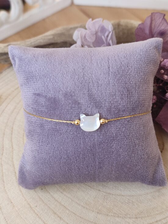 Bracelet acier inoxydable et nacre 🤍