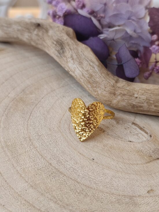 Bague réglable acier inoxydable 💕 réf.B1384