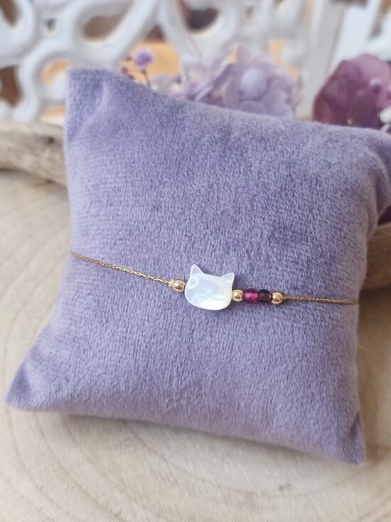 Bracelet acier inoxydable et nacre 🤍