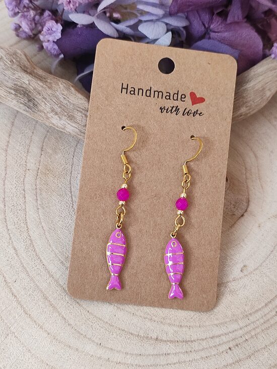 Boucles d'oreilles acier inoxydable 🩷 réf.B1281