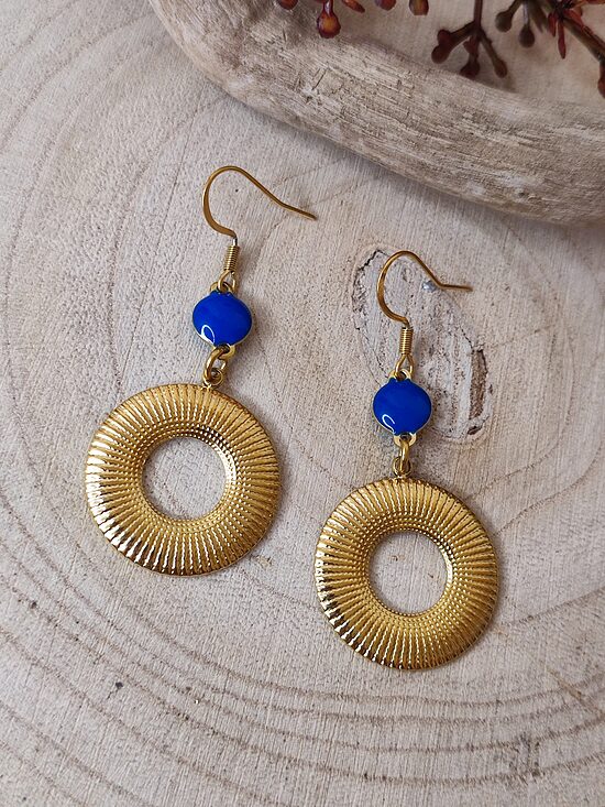 Boucles d'oreilles acier inoxydable 💙