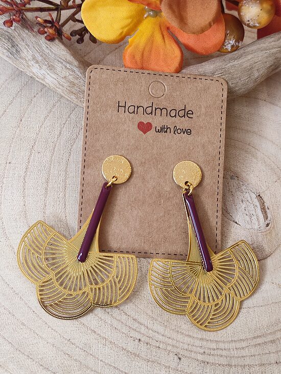 Boucles d'oreilles acier inoxydable 🍇