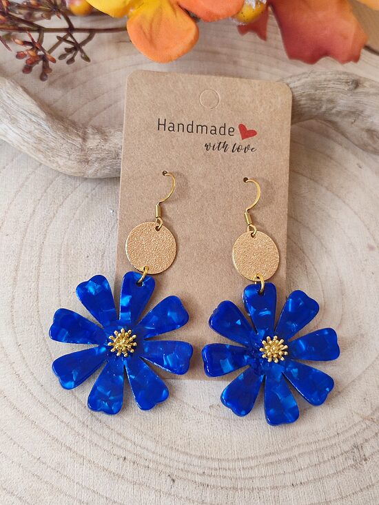 Bois d'oreilles acier inoxydable et résine 💙