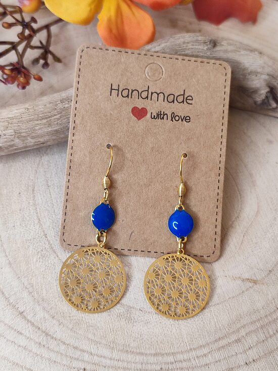 Boucles d'oreilles acier inoxydable 💙