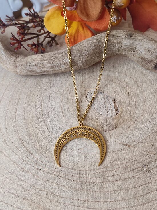 Collier en acier inoxydable 🌙