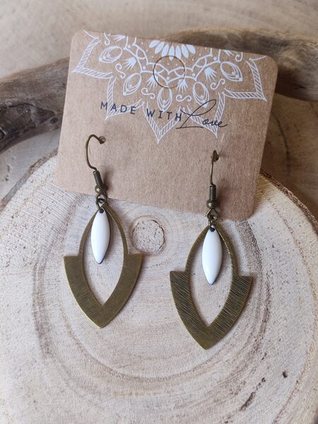 Boucles d'oreilles en laiton 🤍 réf.B1321